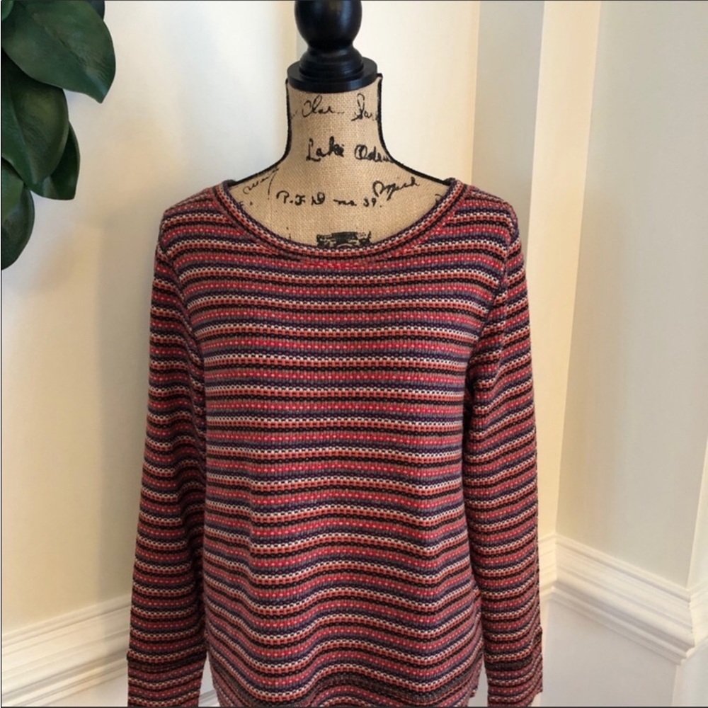 J. Crew Fair Isle Striped Collection Thermal